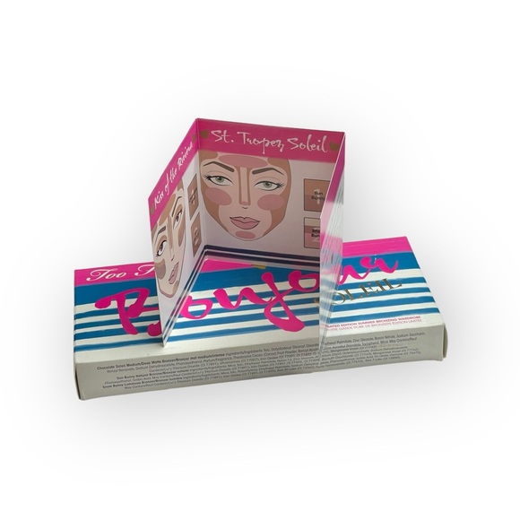 Deadstock: new Too Faced ㋛ Bonjour Soleil Bronzer Wardrobe Palette ㋛ Snow Bunny - Picture 14 of 16